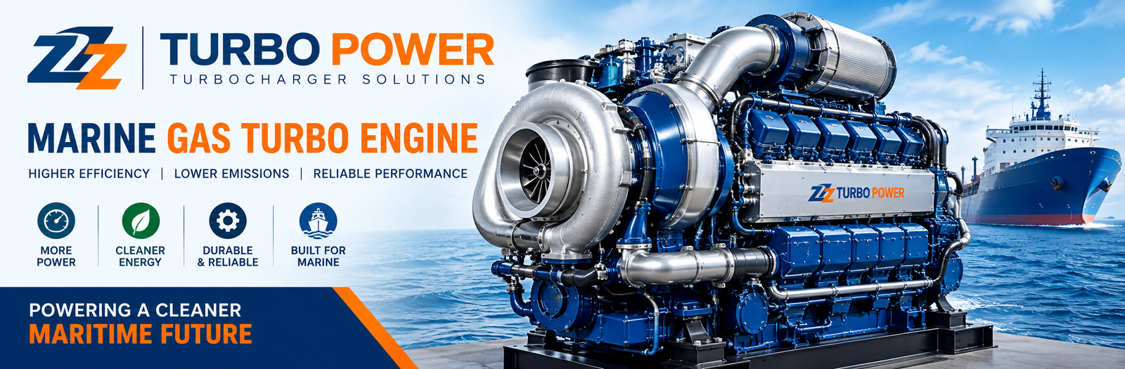 JJ Turbo Power Marine Gas Turbo Engine